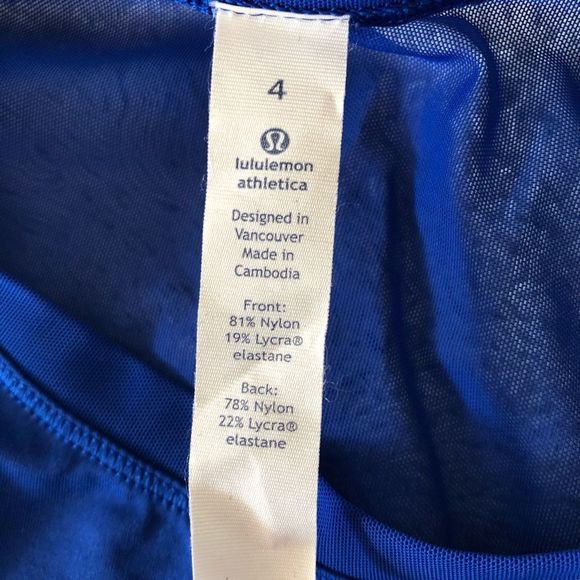 Lululemon t shirt mesh back - Picture 3 of 6